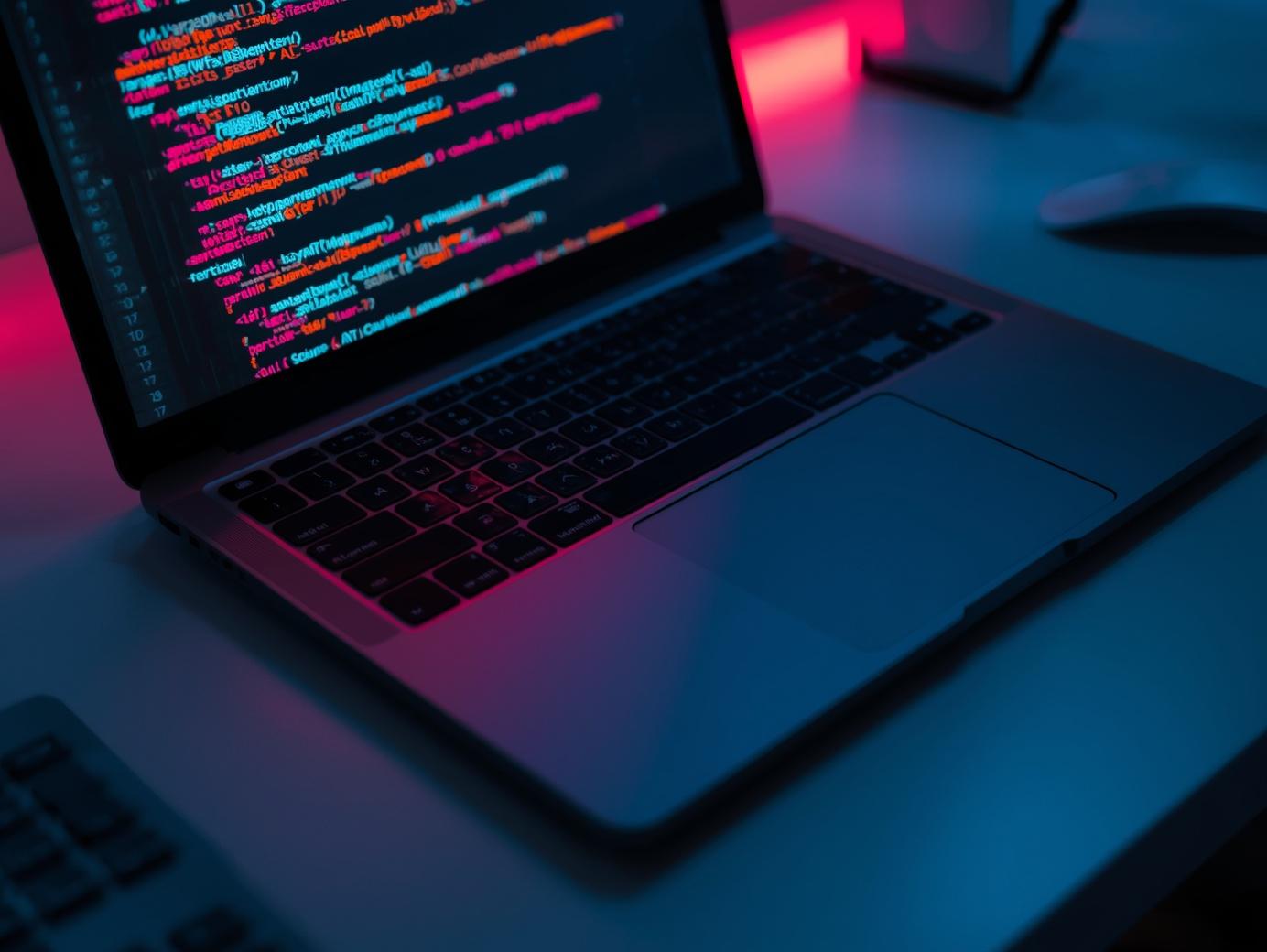 en iyi 10 yapay zeka ile vibe coding aracı içeriğim için bir görsel üret fakat yazısız olsun ve içinde kodlar olsun