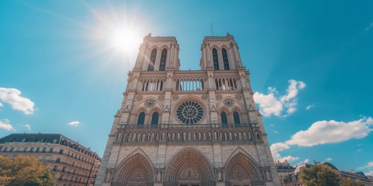 notre dame katedrali görseli oluştur sitemde kullanabileceğim