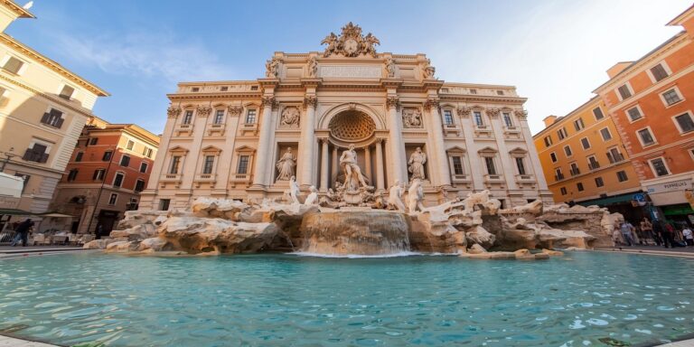 trevi fountain görseli oluştur roma