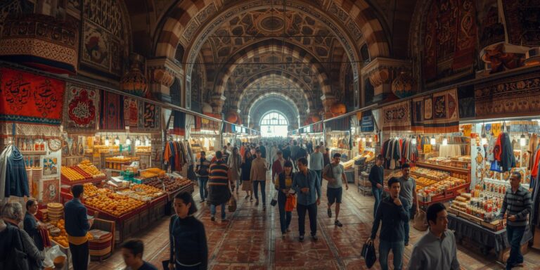 kapalı çarşı görseli gerçekci
