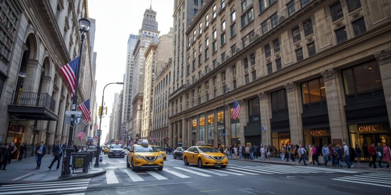 new york fifth avenue görseli oluştur sitede kullanabileceğim