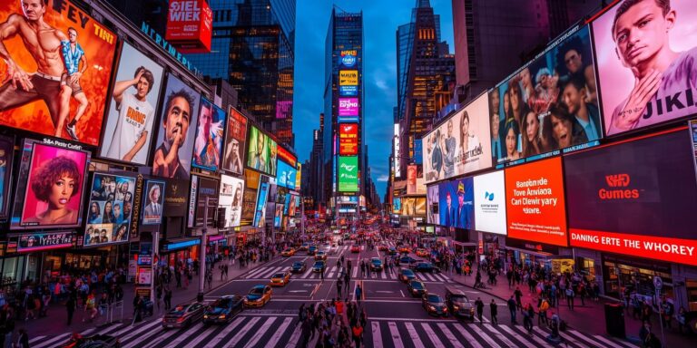 new york times square görseli oluştur sitemde kullanabileceim